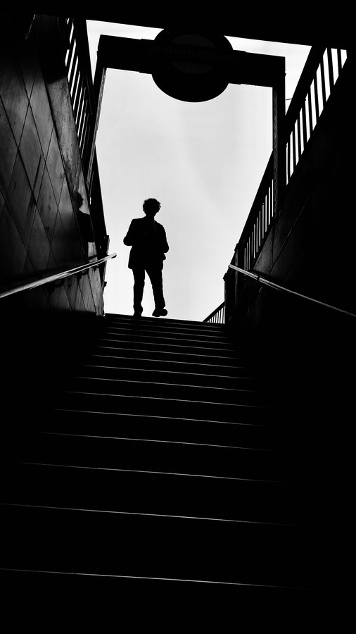 The Subway Station by Brigitte B Burckhardt